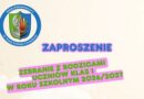 Zebranie z Rodzicami uczniów przyszłych klas pierwszych